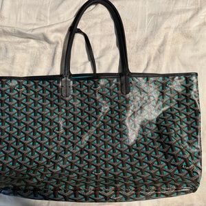 Goyard Black Opaline Goyardine Canvas Claire Voie Saint Louis pm